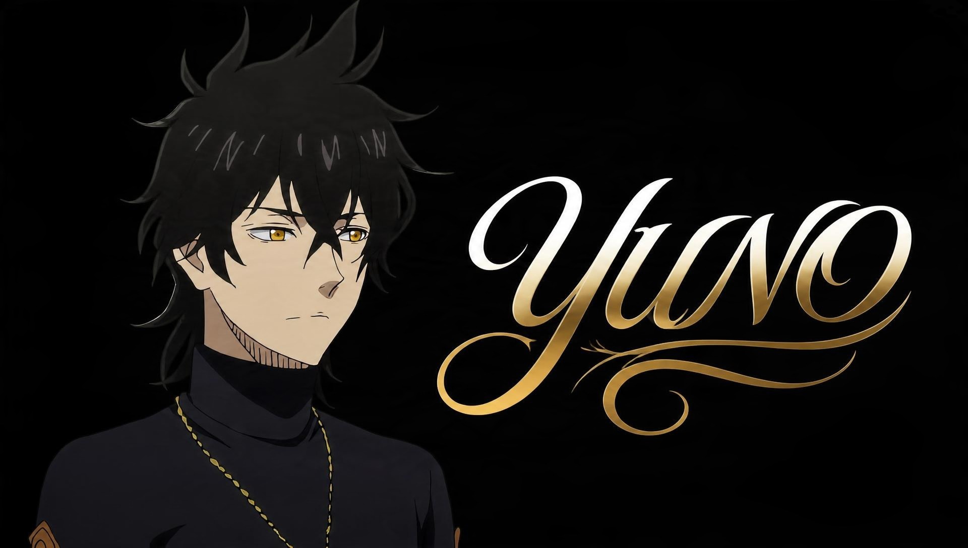 Yuno — Gold Lettering