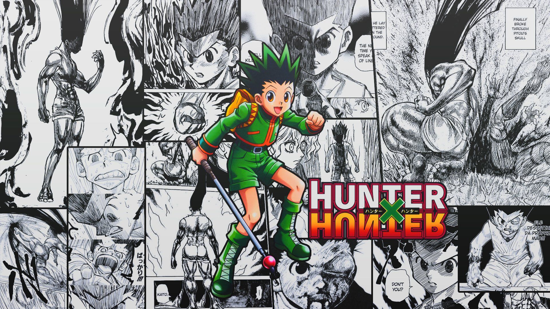 Gon Freecss — Manga Collage