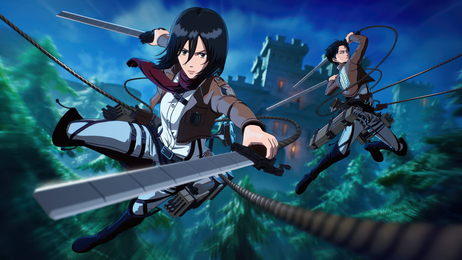 Mikasa & Levi — Airborne Assault