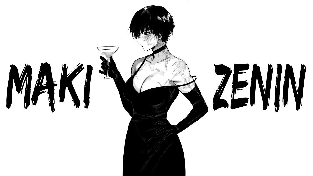 Maki Zenin — Monochrome Dress
