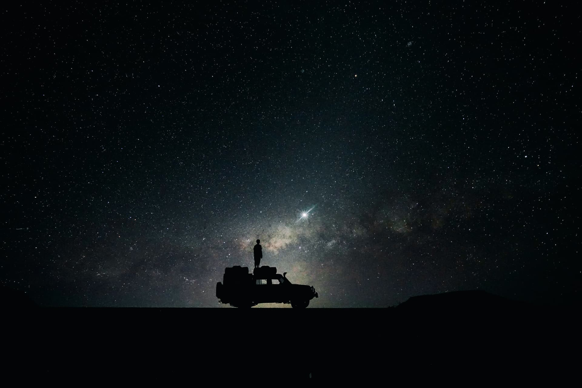 Milky Way Night Sky