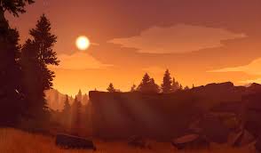 Golden Forest Sunset