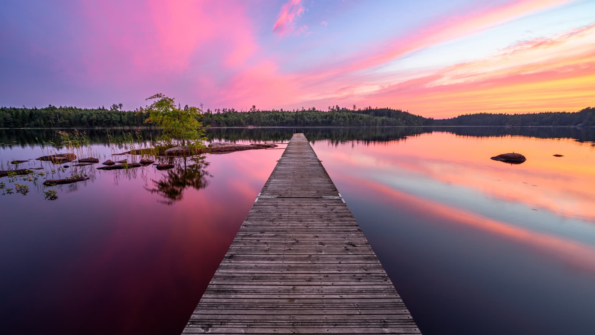Pink Twilight Pier